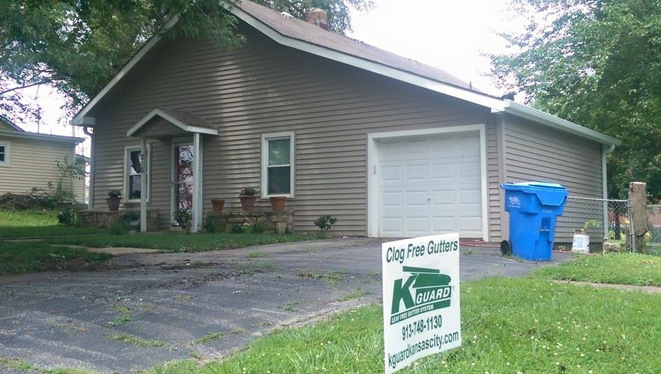 Leaf guard gutter by KGuard Gutters