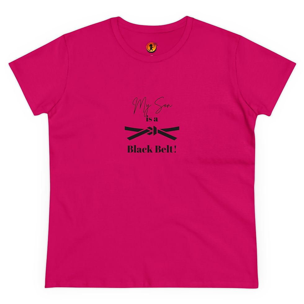 Thumbnail: My Son is a Black Belt Women's Midweight Cotton Tee