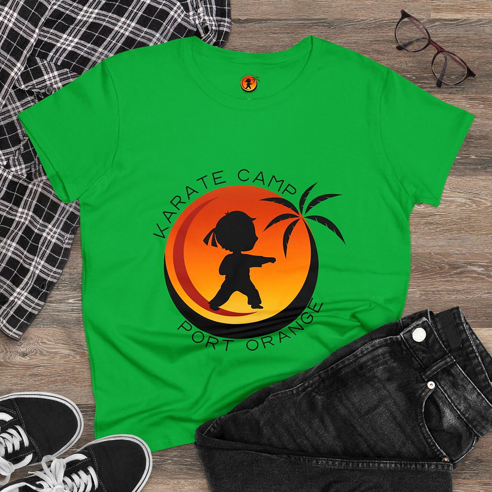 Thumbnail: Karate Camp Women's Midweight Cotton Tee
