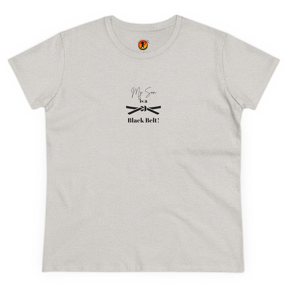 Thumbnail: My Son is a Black Belt Women's Midweight Cotton Tee