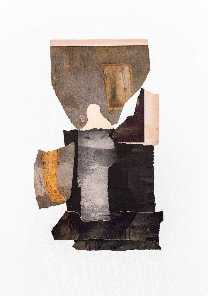 Collage on Paper. 76 x 57cm.