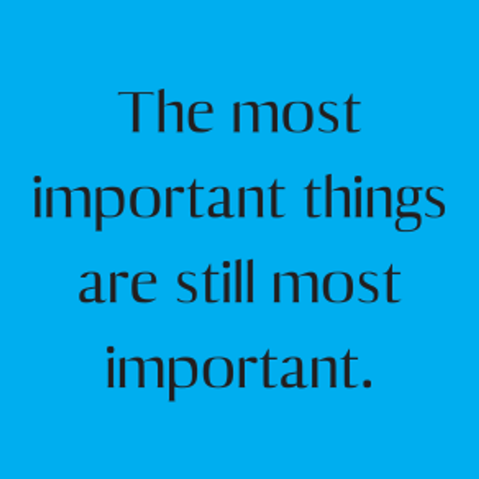 important things 4-27