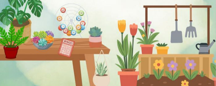Pop Up Plant Bingo and Bloom Bar