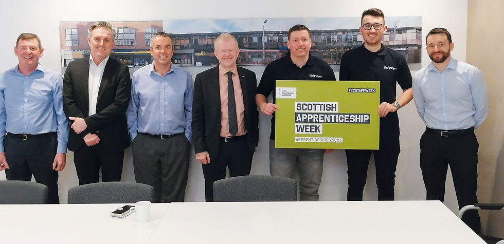 John Mason with the team at McArthur Renewables