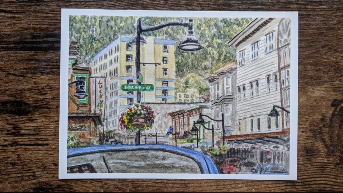 Downtown Juneau 5x7 Print