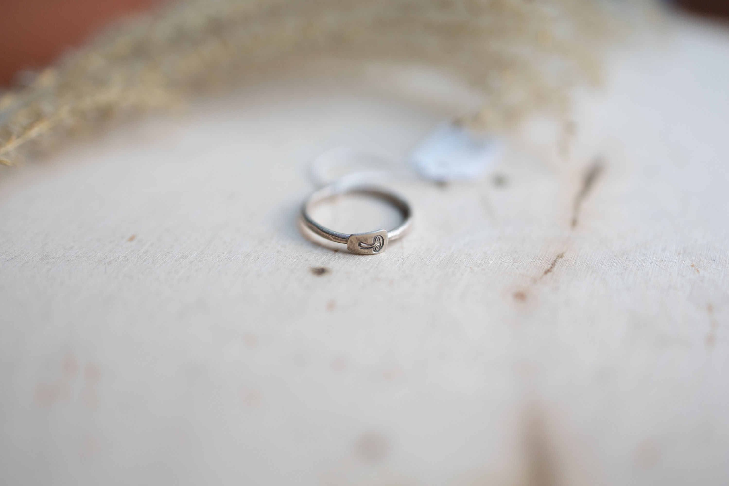 Mushroom Stamped Stacker (size 6)