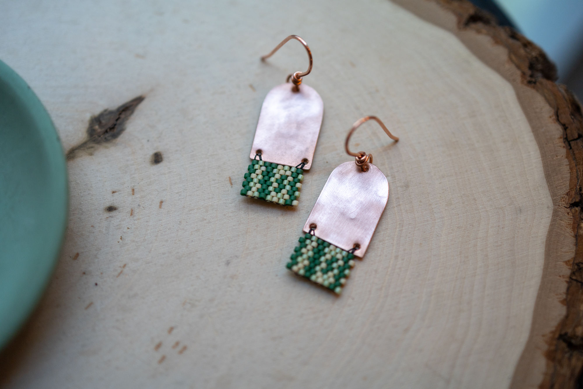 Peyote Stitch - Copper