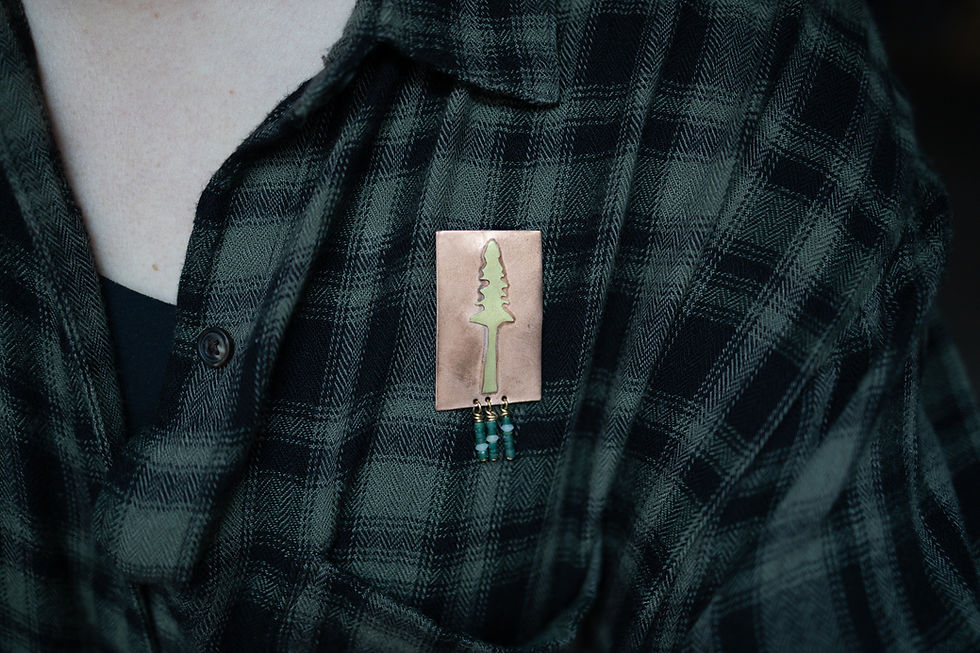Thumbnail: Tall Tree Brooch