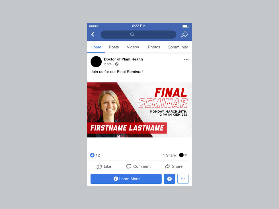 Facebook Mobile Post Mockup