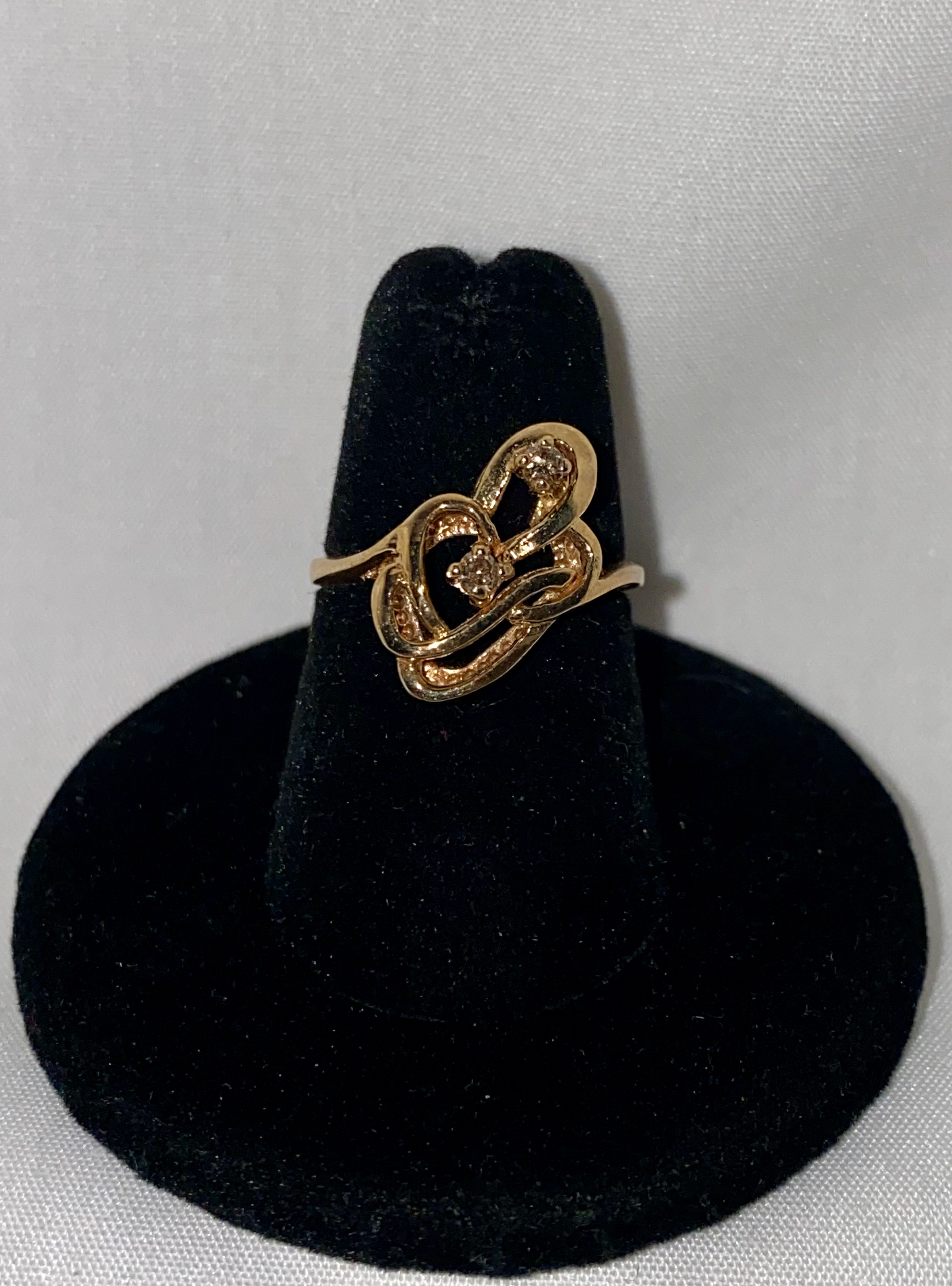 Diamond Free Form Ring