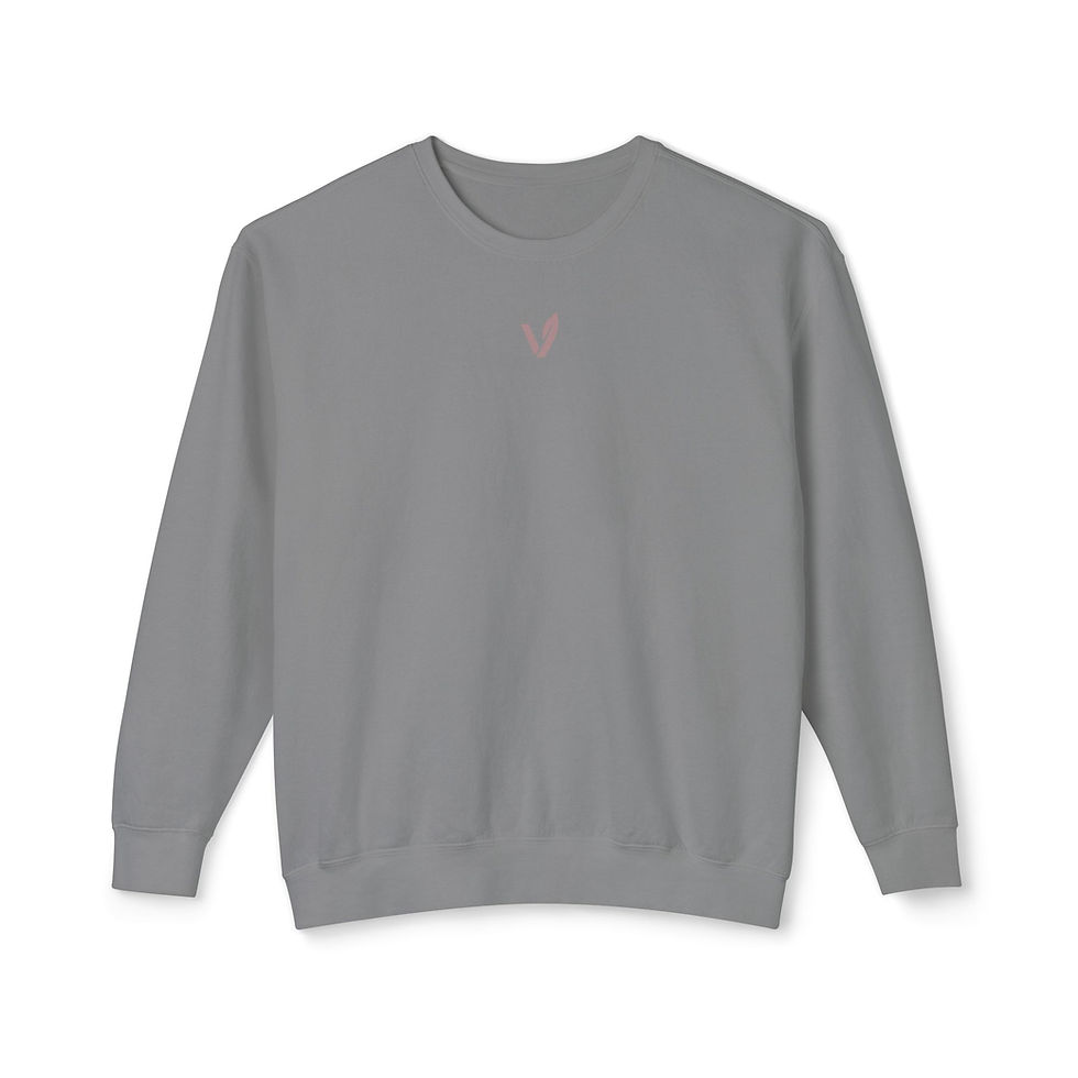 Thumbnail: Lightweight Crewneck Sweatshirt - Vibe Fitness Studio