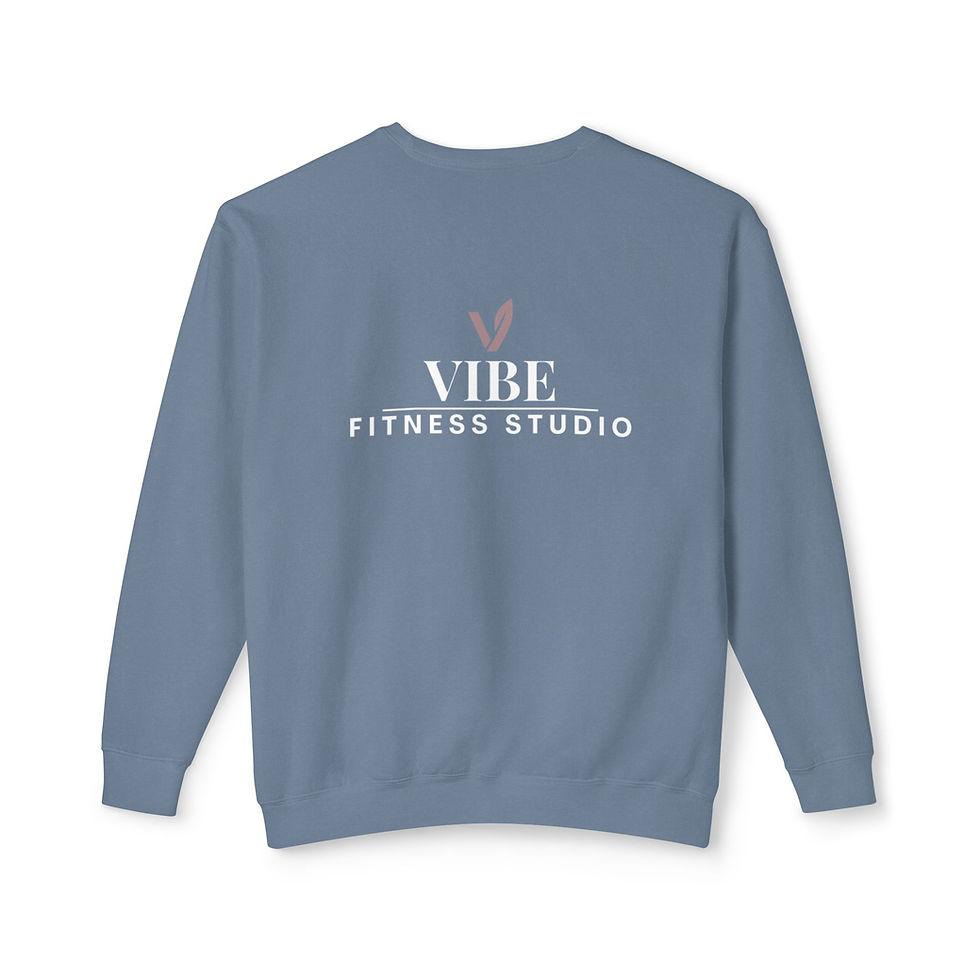 Thumbnail: Lightweight Crewneck Sweatshirt - Vibe Fitness Studio