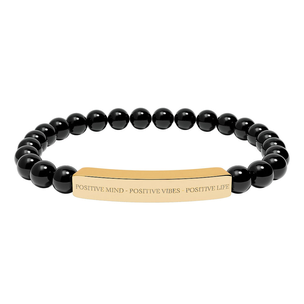Thumbnail: Engraved Positivity Bracelet