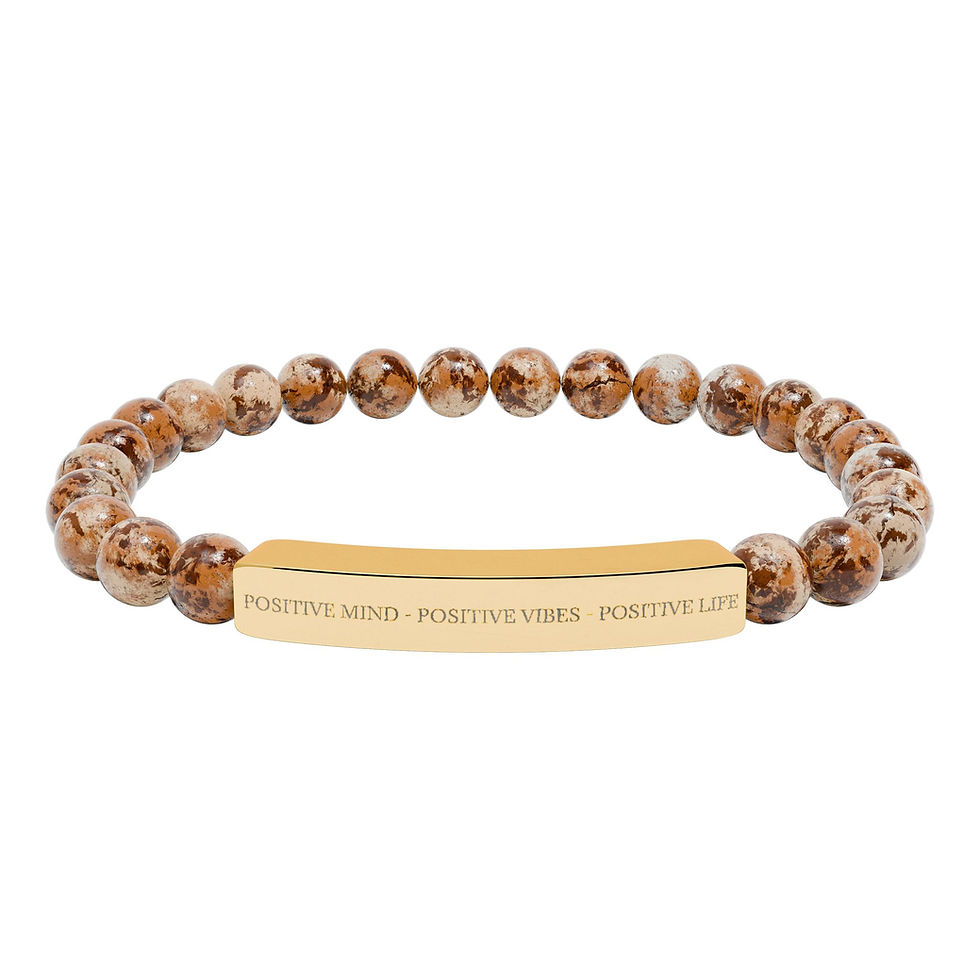 Thumbnail: Engraved Positivity Bracelet