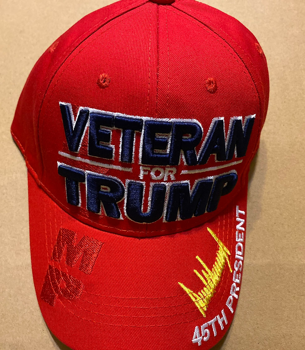 Thumbnail: Veteran for Trump Caps