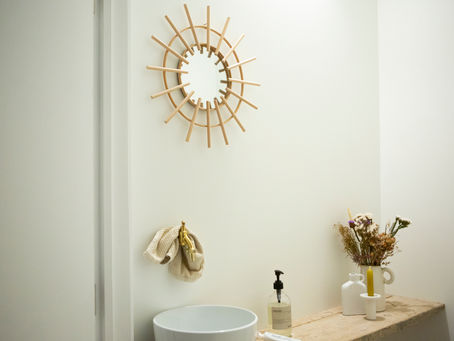 DIY wooden mirror