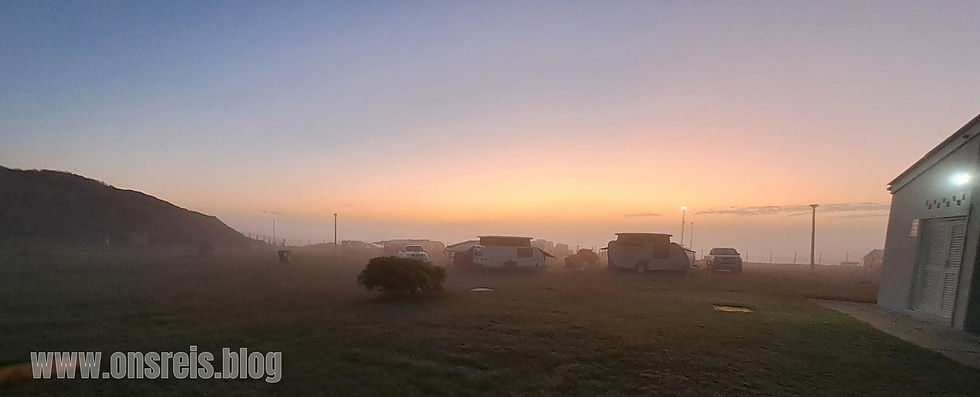 'n Mistige oggend beloof 'n mooi dag