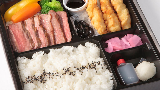 国産牛赤身ステーキ&大分風とり天膳【500㎖PETお茶付き】