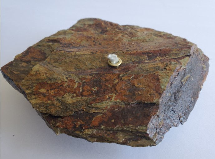 Thumbnail: Grey/Brown  Slate Rock Candle - 1 wick