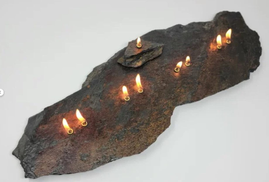 CUSTOM MADE: Oil Burning Menorah - Hanukah Chanukah | Jewish Holiday Gift |