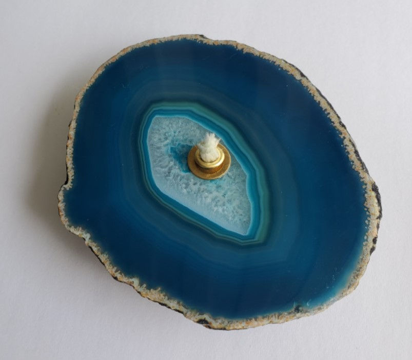 Thumbnail: Teal/Turquoise Agate Rock Candle