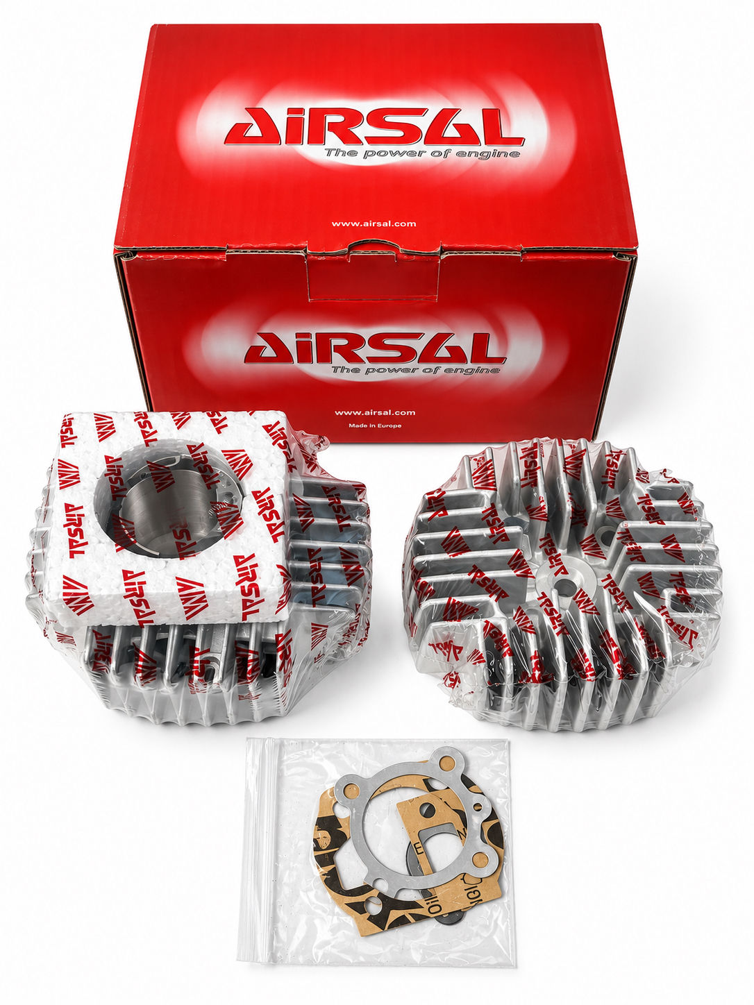 Airsal 65ccm Zylinder mit Airsal Zylinderkopf AM | Puch Maxi