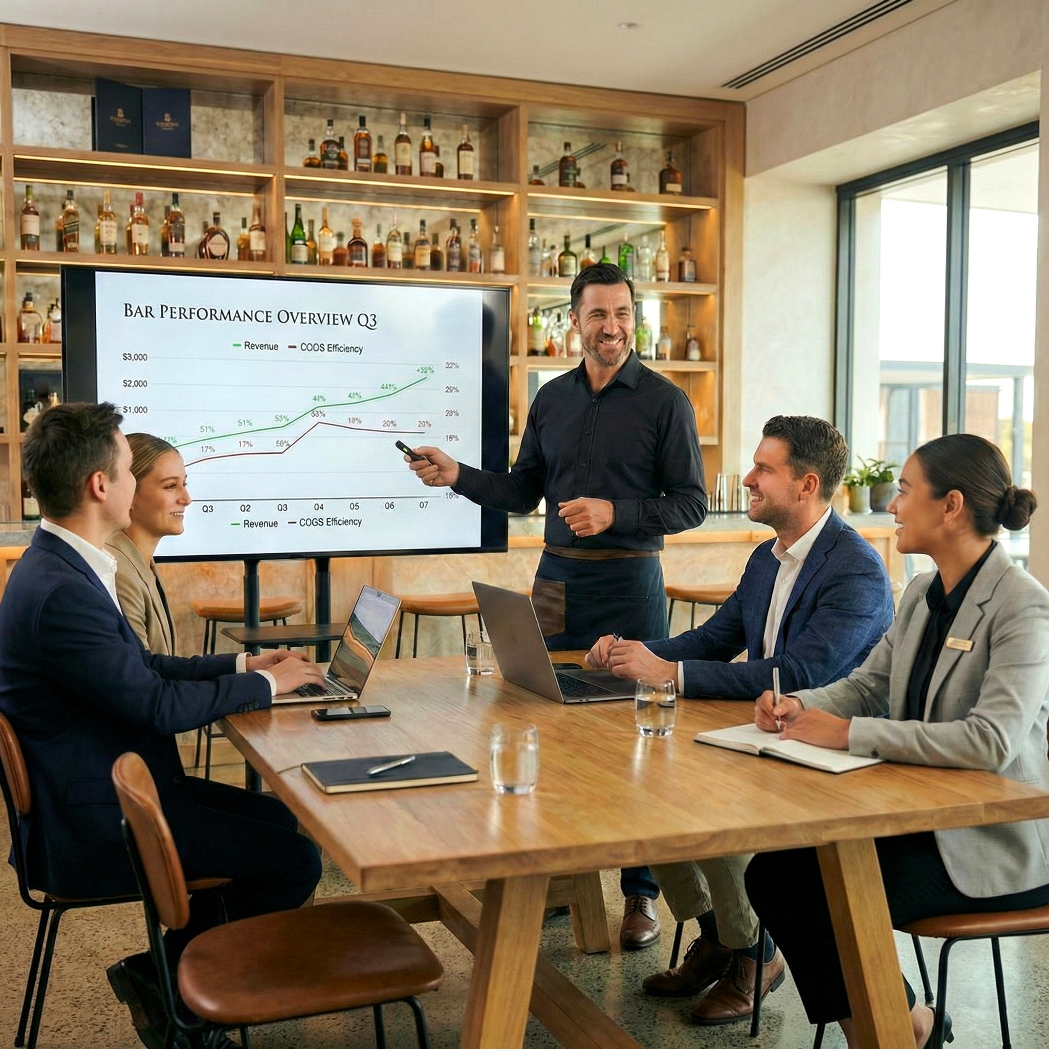 Beverage KPI and COGS Variance Dashboard (POS + Inventory)