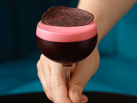 Down to Earth: A Bold, Velvety Mocktail with Layers of Contrast