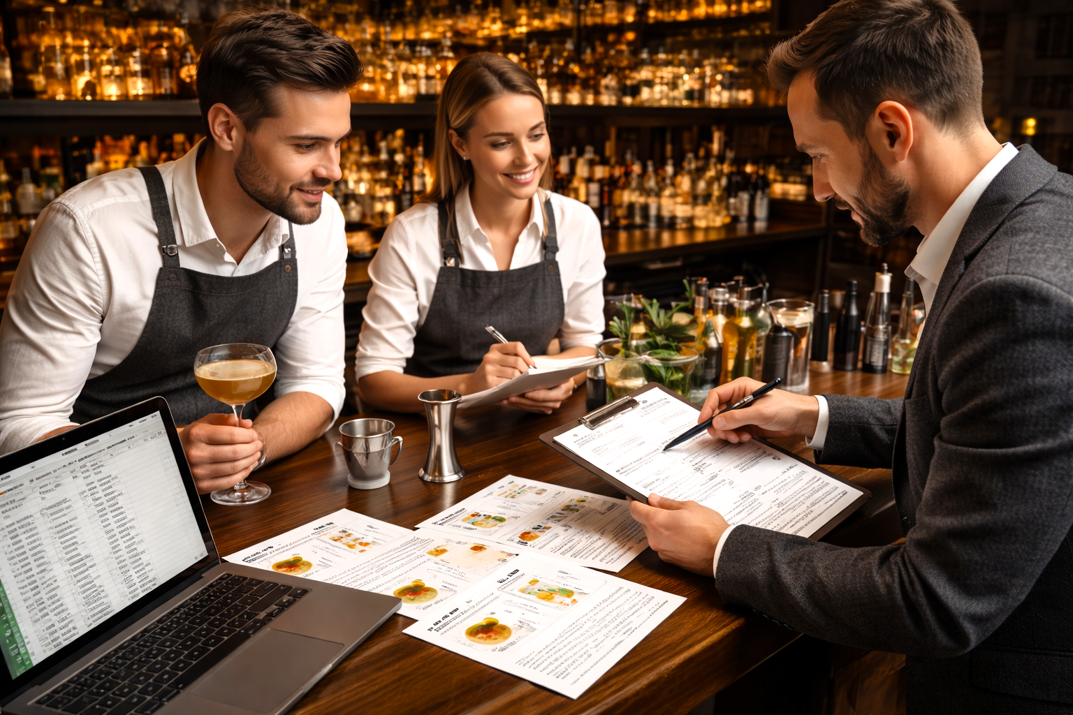 Cocktail menu consulting