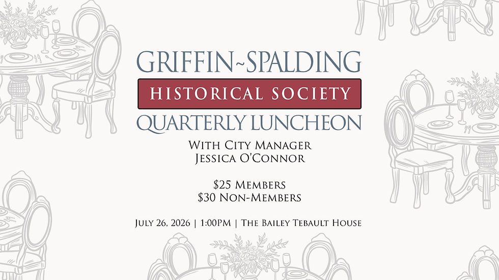 City of Griffin Update - GSHS July Program