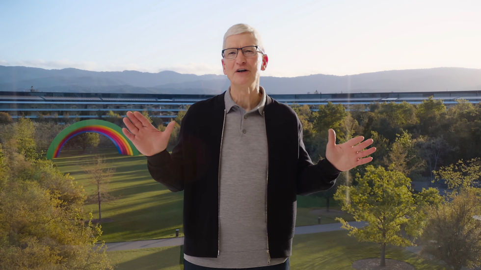 Tim Cook no Apple Park