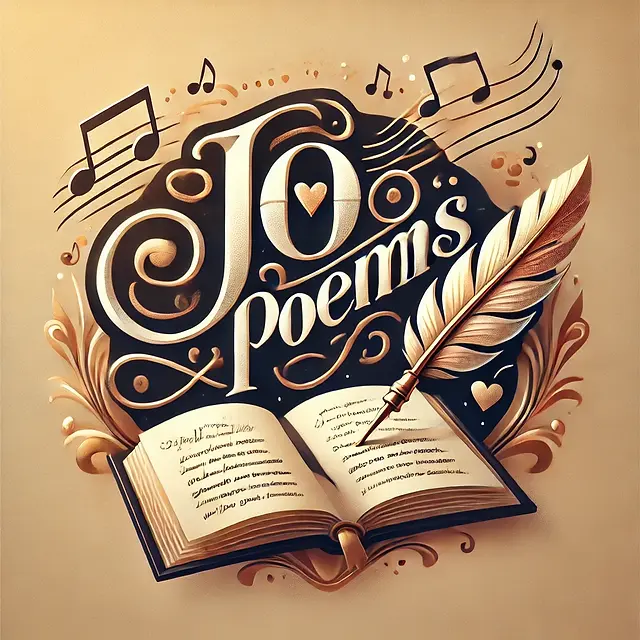 DALL·E 2025-01-29 10.24.09 - A sophisticated and artistic business logo for 'Jo Poems,' a website specializing in bringing emotions to life through custom poetry and short songs. .webp