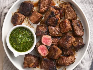 HCG Diet Recipe: Garlic Steak Bites with Chimichurri (Fresh & Fast)
