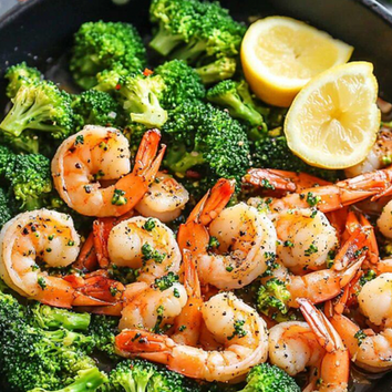 Garlic Butter Shrimp & Broccoli GLP-1 Diet Meal Plan