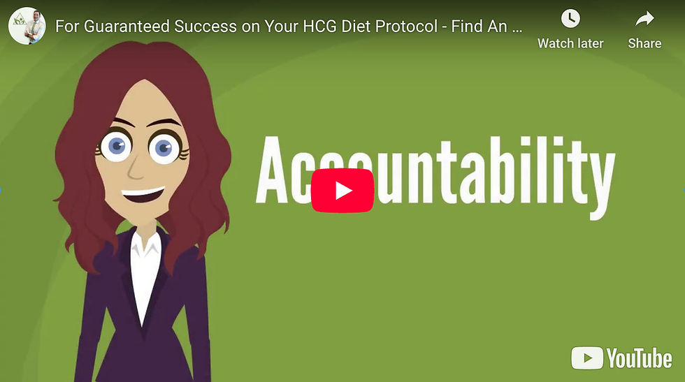 The real value in our Buy 2 Get 1 HCG 2.0 protocol FREE plan is the accountability!
