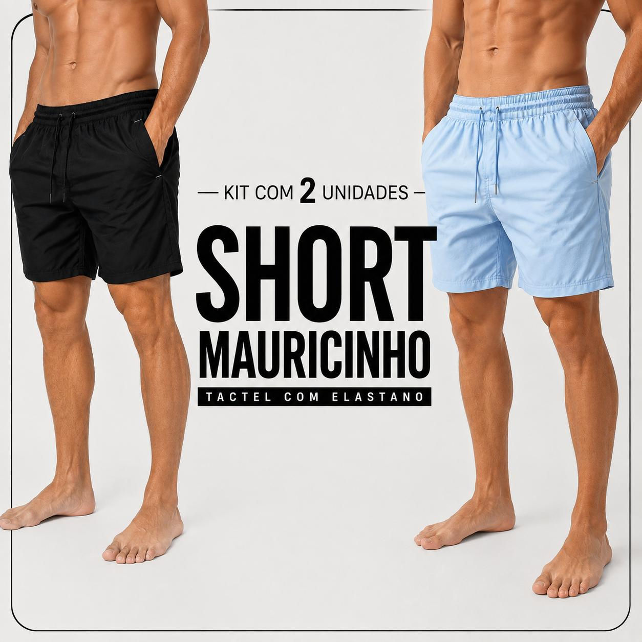 Kit 2 shorts Mauricinhos