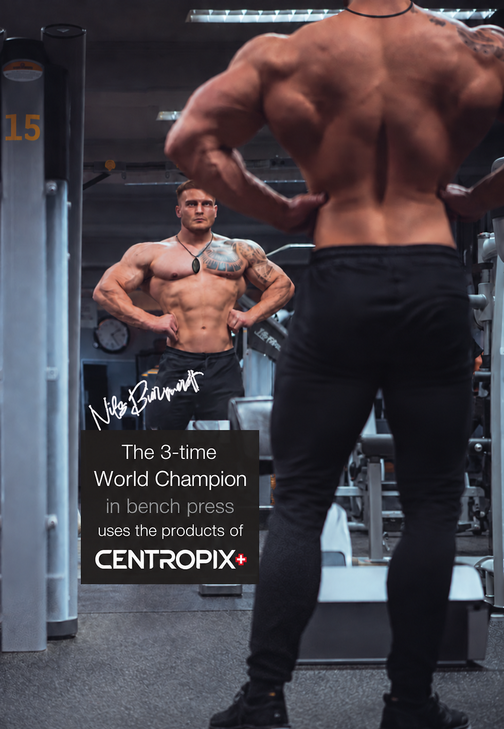 3 time World Champion in bench press uses the products of Centropix