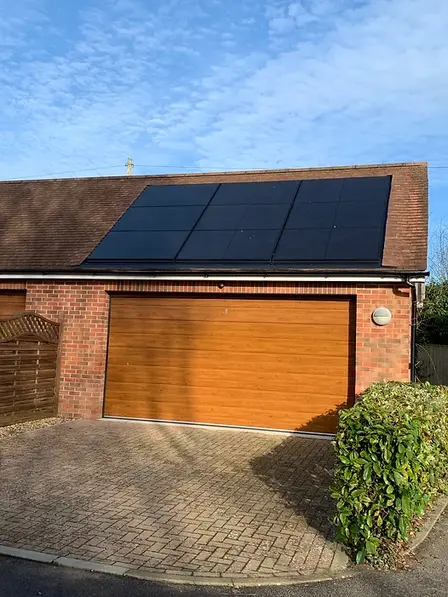 Solar panel installation