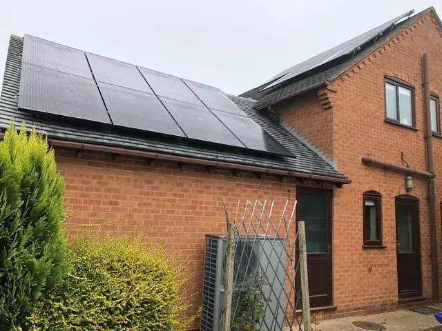Solar panel installation