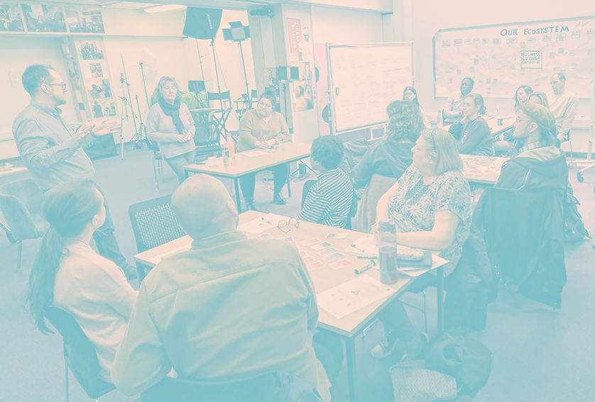 Staff being Trained in a Relational Approach to Trauma-Informed Care