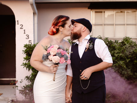 Noel + CJ | Backyard fun wedding!
