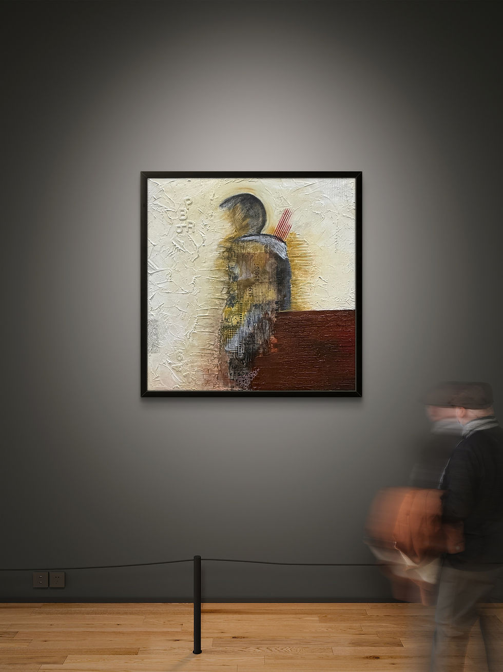 Thumbnail: The Silent Ledger Series  - Painting 2 "Turning Away"
