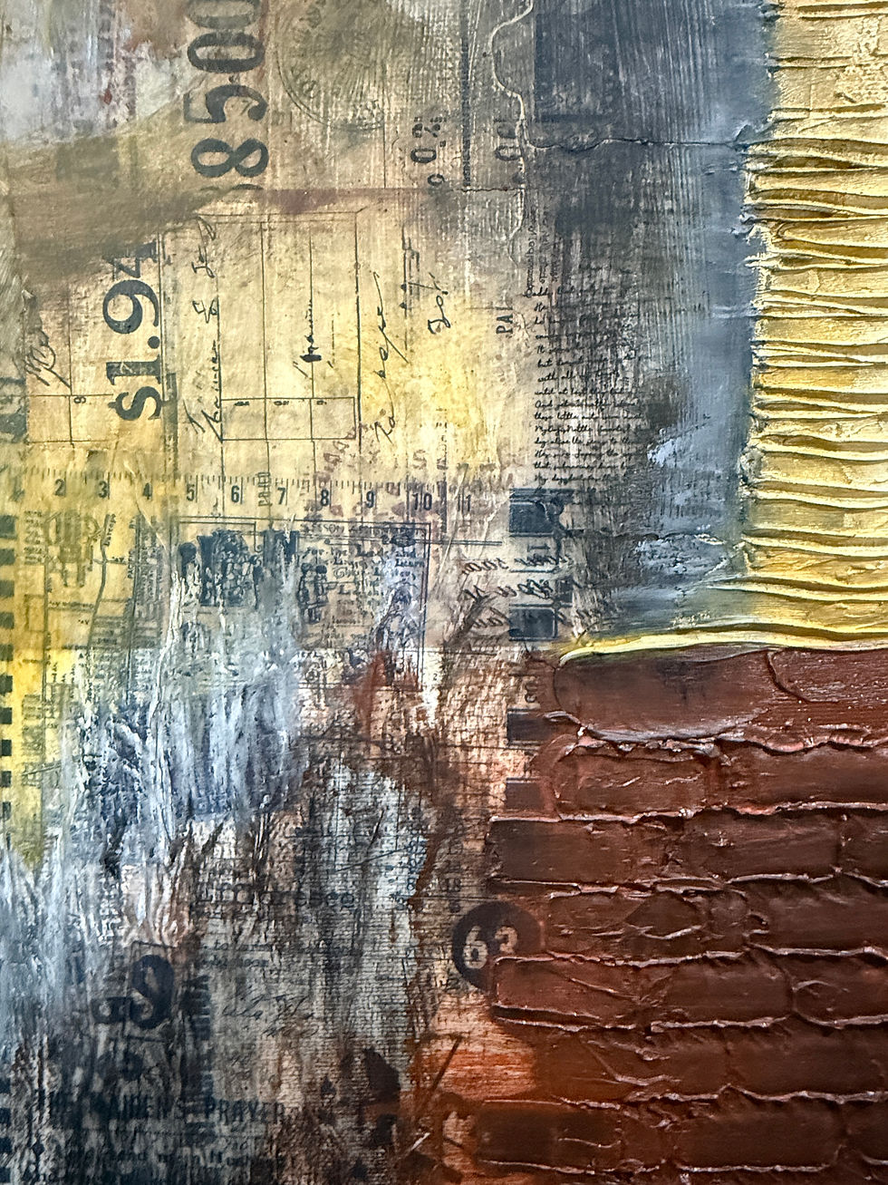 Thumbnail: The Silent Ledger Series  - Painting 2 "Turning Away"