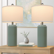 Modern Ceramic Table Lamps Set of 2 
