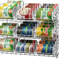 Stackable Can Organizer Rack for Pantry/Cabinet