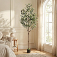  6ft Artificial Olive Tree for Indoors