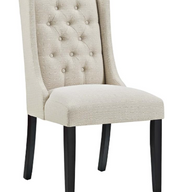 Modern Tufted Upholstered Fabric Parsons