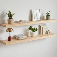 Floating Shelf, High End Solid Real Wood