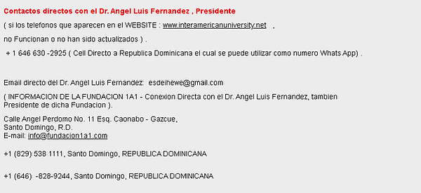 Contactos