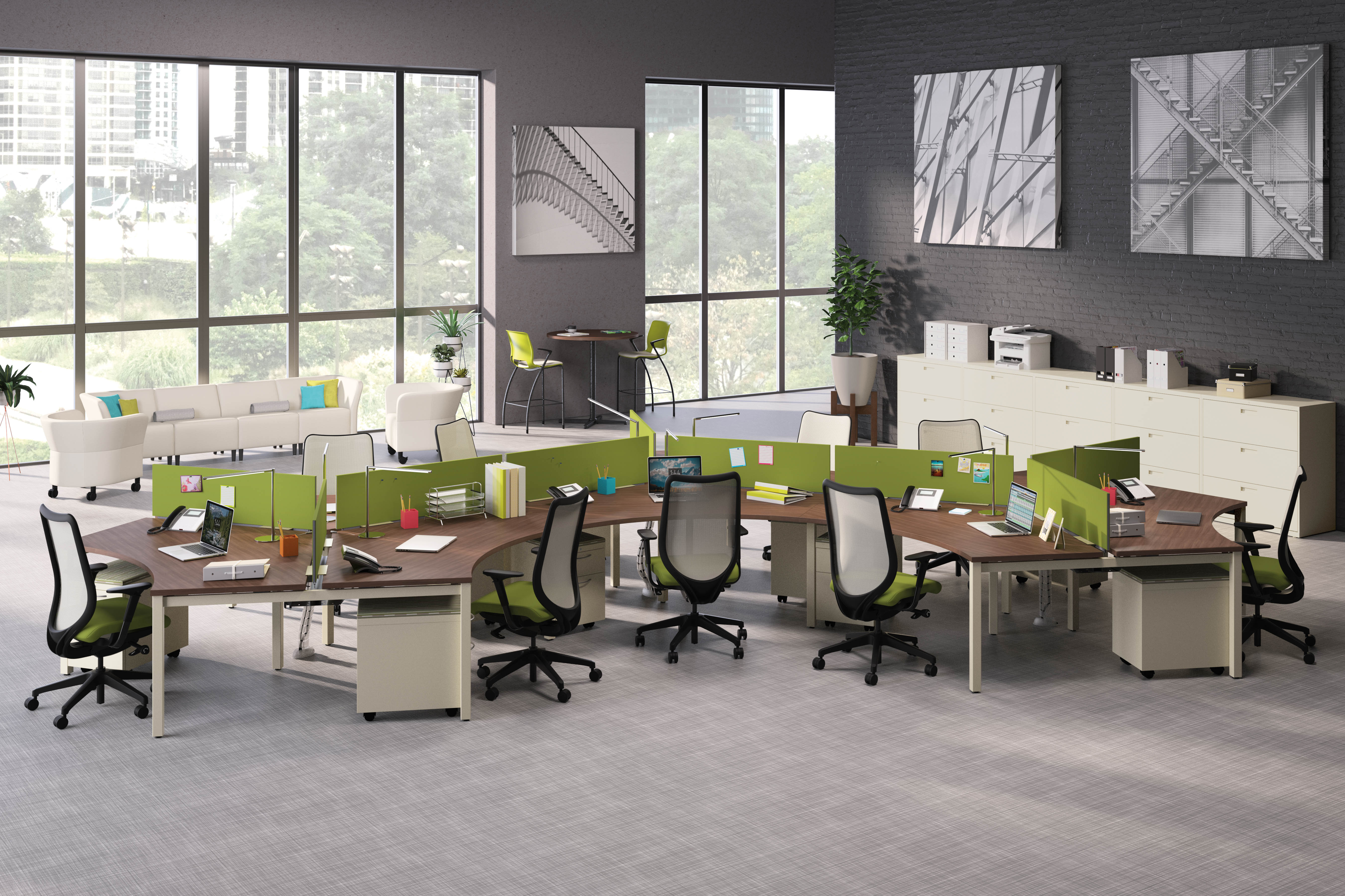 120 Benching Workstations